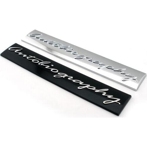 Autobiography Tailgate Emblem Car Badge Plate LR3 LR4 Genuine for Land Rover Range Sport Accessories