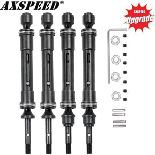 NEW Upgrade CVD Front & Rear Drive Shaft Metal Steel 115-138mm for Traxxas Slash 4X4 Rustler VXL Stampede 1/10 RC Crawler Parts