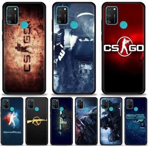 Counter Strike cs go Phone Case For Honor 9X Lite Pro 9A 9C 9S 8S 20 8X Fundas TPU Bumper Coque Silicone Soft Black Cases
