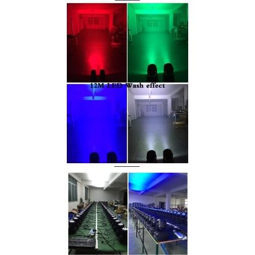 CREE 7x12W RGBW quad mini led wash moving head light LED stage lights Mini LED Moving Head 14 channels