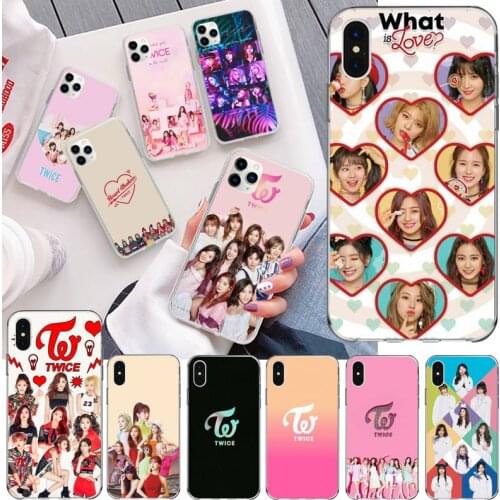 TWICE Kpop Phone Case For iphone 12 11 Pro Max Mini XS Max 8 7 6 6S Plus X 5S SE 2020 XR Silicone Soft Cover