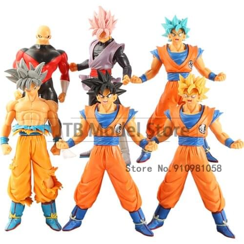 Dragon Ball Super Saiya Six 7-inch Seven DBZ Monkey King Goku Jiren Model Toys 16-18cm Landscape PVC Desktop Ornaments Figma