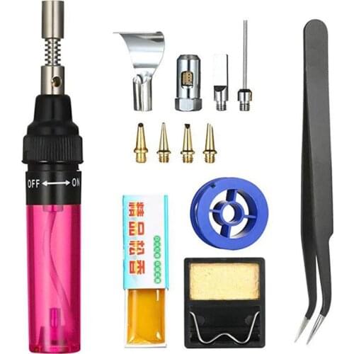 Gas Welder Electric Welding Tool Cordless Gas Soldering Iron Set Combination Hand Tools Kit Welding Equipment