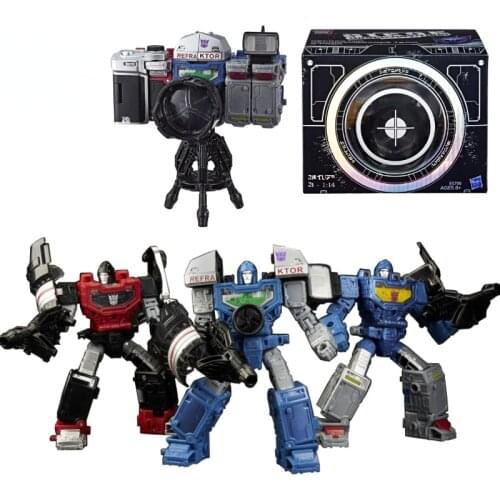 Hasbro Transformers Toys Generations War for Cybertron Refraktor Reconnaissance Team 3-Pack 14cm PVC ActionToy Figures E5799