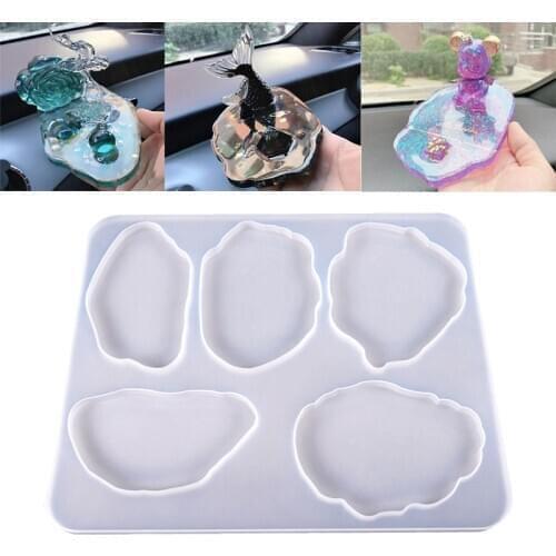 Multi-standard Cup Mat Silicone Molds For DIY Mobile Phone Stand Decoration Resin DIY Crystal UV Glue Epoxy Resin Mold