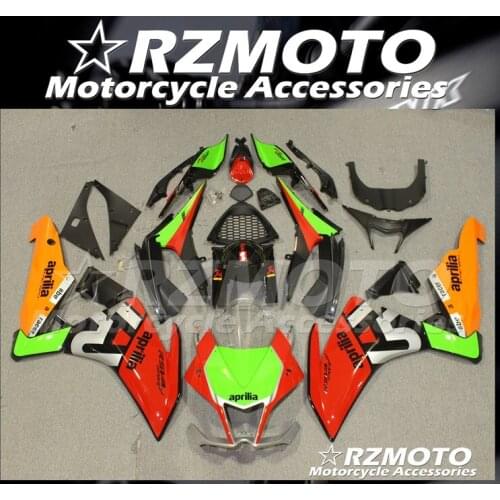 Injection molding New ABS Whole Fairings Kit Fit for Aprilia RSV4 1000 2010 2011 2012 2013 2014 09 10 11 12 13 14 Red Orange