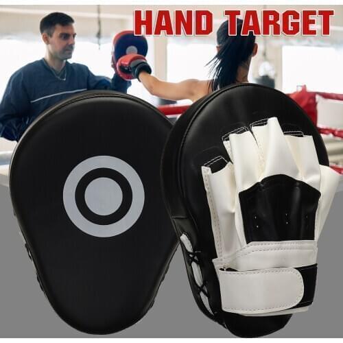 PU Thicken Boxer Target Pads Boxing Gloves Focus Mitts for Muay Kick MMA Training Boxing Hand Target