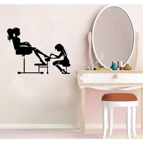 Romantic Manicure Self Adhesive Vinyl Wallpaper Kids Room Nature Decor Vinyl Decals