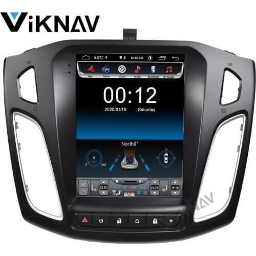 Tesla style vertical screen for-Ford focus 2012-2018 car radio GPS navigation auto multimedia stereo player