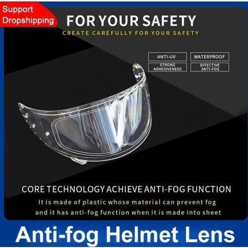 Anti-fog Patch Visor Lens Helmet Lens Anti-fog Film Universal Clear Visor Lens Sticker Motorcycle Accessories Generic