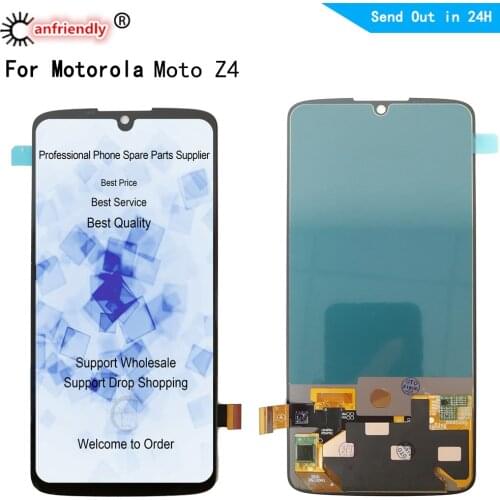 6.4" OLED Z4 LCD For Motorola Moto Z4 2019 Lcd Screen Display Touch panel Glass Digitizer Module Assembly For Moto Z4