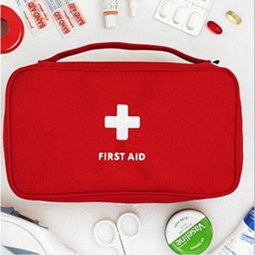 2PCS BLANK First Aid Kit For Medicines Outdoor Camping Medical Bag Survival Handbag Emergency Kits Travel Set Portable