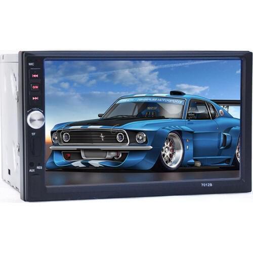 7'' Inch LCD Touch Screen Car Radio Player Support Bluetooth Hands Free HD Movie Rear View Camera 2 Din Car Audio Stereo Mp5
