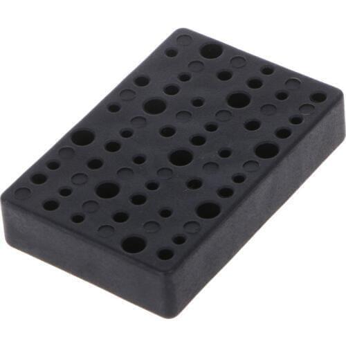 45 Holes Electric Drill Bit Storage Block Box Drill Head Holder Organizer Case 964E