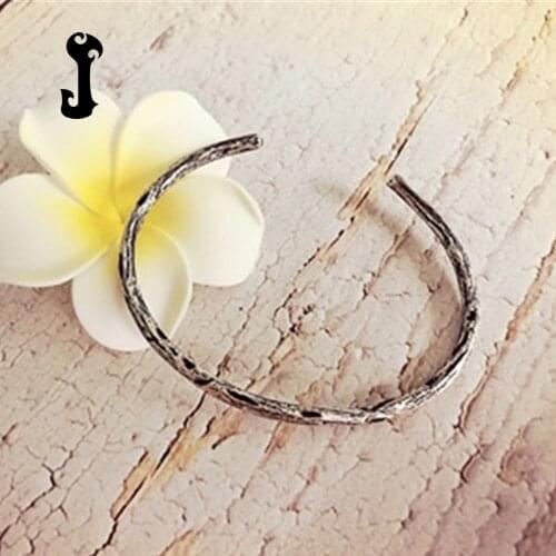 Joybeads Mistletoe 925 Sterling Silver Dead wood Bangle Bracelet Jewelry Not include charms