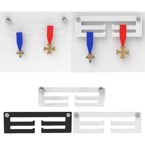 Medal Holder Display er Rack Frame Shelf - Sturdy Acrylic Wall Mount Medals er, Easy to Install