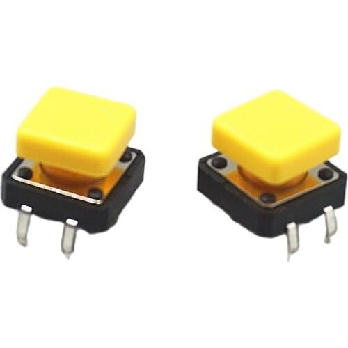 10PCS 12*12*7.3mm Button With Cap OMRON ( Square ) Tact Switches Micro Switch Buttons B3F-4055 12x12x7.3mm 12x12x7.3