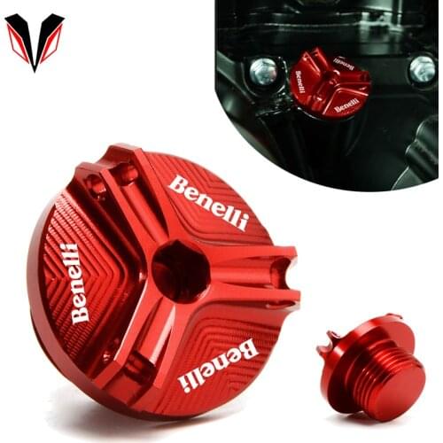 For BENELLI TRK 502 Leoncino 500 200 BJ250 BJ500 TNT 125 300 600 502c Motorcycle CNC Engine plug Cover Oil Filter Cap