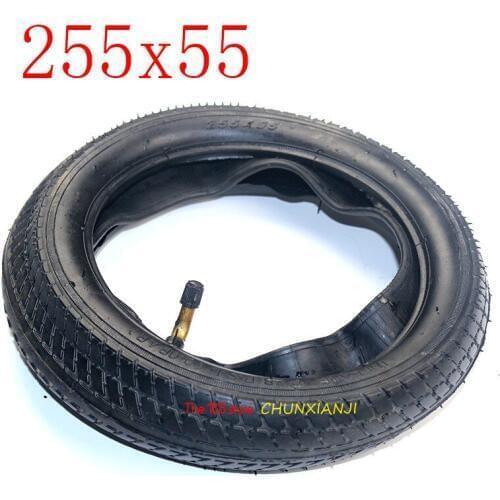 Lightning Shipment 255X55 Tyres and Inner Tube 255*55tyre for Childrens Tricycle Baby Trolley Tires