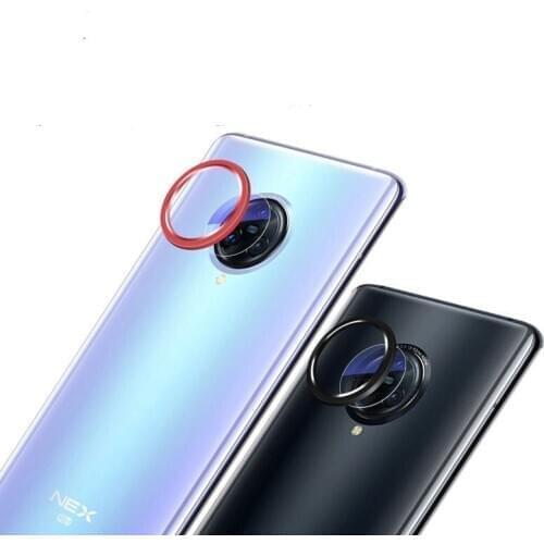 Matel Ring Camera Lens for VIVO NEX3S Phone Lens Glass for VIVO Z6 vivo IQOO3 IQOO NEO Z5X VIVO Z1 PRO camera lens