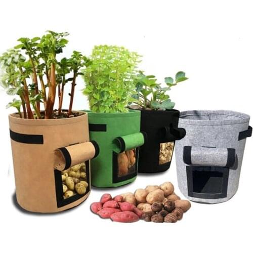 Potato Planting Planting Woven Bag Flower Pot Flower Pot Vegetable Planting Bag Planting Bag Farming Home Gardening Tools