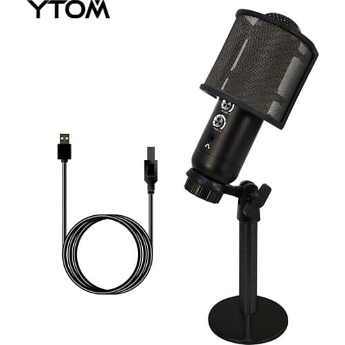 YTOM 730 Professional Bluetooth USB Condenser Microphone for Computer, Studio Recording Microphone Kit For tiktok YouTube zoom