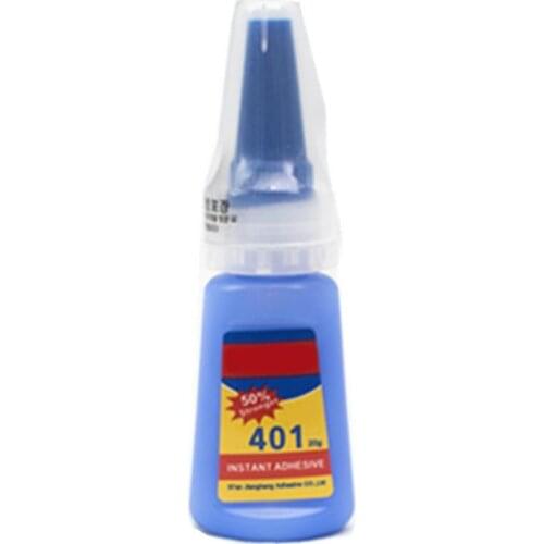 Transparent PVC401 Glue Rapid Fix Instant Fast Dry Adhesive Leather Wood Rubber Metal Glass DIY Adhesive Nail Gel Hardware Tools