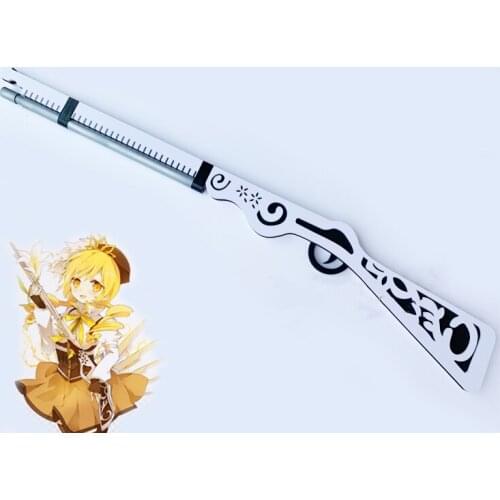 Puella Magi Madoka Magica Tomoe Mami Gun PVC Weapon Cosplay Replica Prop Decoration High-Quality Restore Character Accessories