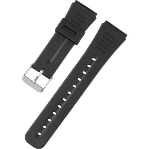 10pcs/Lot Fashion Men Women 22mm Silicone Rubber Band Black Sport Watch Strap Casual Waterproof Watchband Replacement Belt 2020