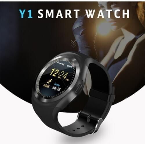 Bluetooth Y1 Smart Watch Relogio Android SmartWatch Phone Call GSM Sim Remote Camera kids Intelligent clock Sports Pedometer