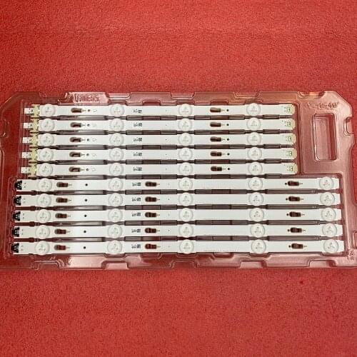 10 PCS LED Backlight strip for Samsung UE40JU6100 UE40KU6000 UE40MU6100 UE40JU6400 UE40JU6500 UN40JU6400 V5DU-400DCB-R1 400DCA