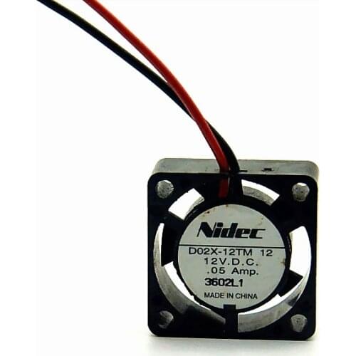 Original 2.5cm micro cooling fan 12V 0.05A D02X-12TM 2510 ultra-quiet hard drive notebook fan