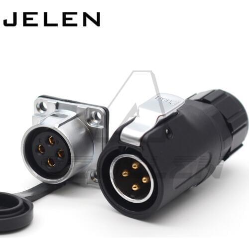 XHE20, IP67 Waterproof connector 4 pin Panel mount connector Waterproof Air Plug Socket Wire Cable Connector