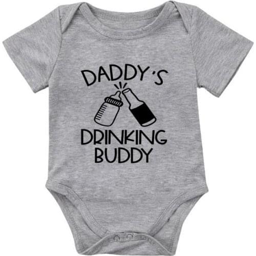 Newborn Bodysuit Baby Babies Clothes Short Sleeve Cotton Letter Infant Clothing Toddler Infant Child Kids Clothes 1pcs 0-24 M