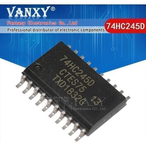 200PCS 74HC245D SOP20 74HC245 SOP SN74HC245DWR SMD SOP-20 new and original IC