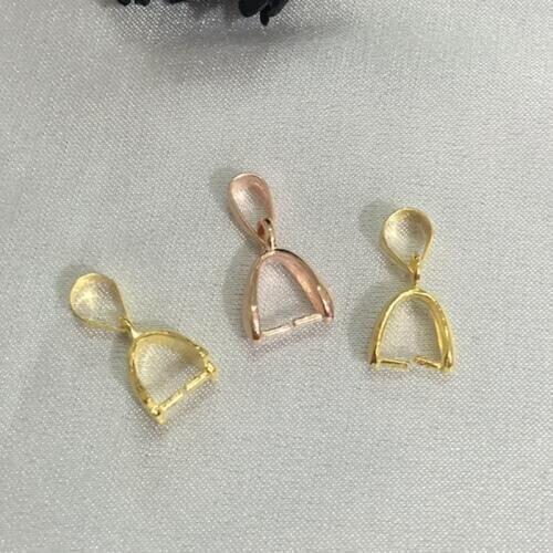 7*14MM 10Pcs/Pack " Fake One Penalty Ten " ( Mark s925) 925 Sterling Silver Pendant Hooks & Clasps Jewelry Accessories