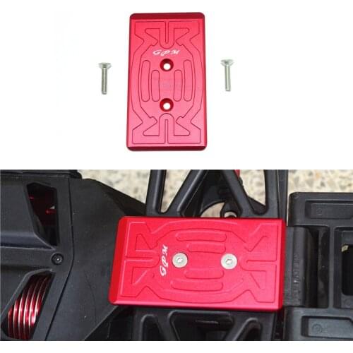 GPM ARRMA 1/8 NERO FAZON 6S Monster Upgrade Accessories Metal Aluminum Alloy Rear Floor Protection Cover RC Car Parts