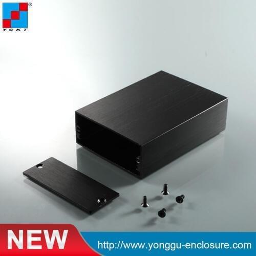 Aluminum pcb instrument box enclosure case project /aluminum extrusion box 58*24-80mm(width x high x length)