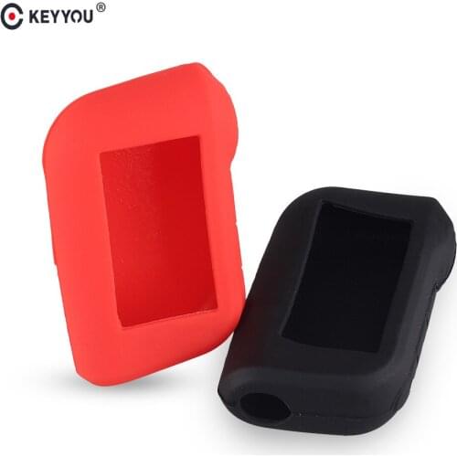 KEYYOU Key Case Cover For Starline A93/A63 Russian Version Two Way Car Alarm Remote Controller A63 LCD Transmitter Fob Cover