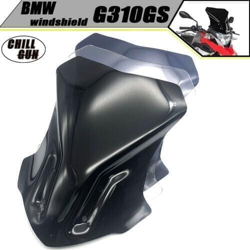 Motorcycle Sport Plexiglass Windscreen Windshield Deflector Viser VIsor Fits For BMW G310GS G310 GS 2017-2020 G310-GS 17'-20