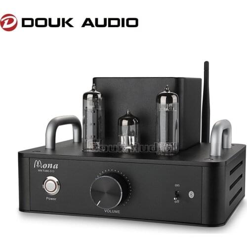 Douk Audio Hi-Fi 6P14(EL84) Vacuum Tube Amplifier Bluetooth Single-Ended Class A Stereo Power Amplifier 4W*2