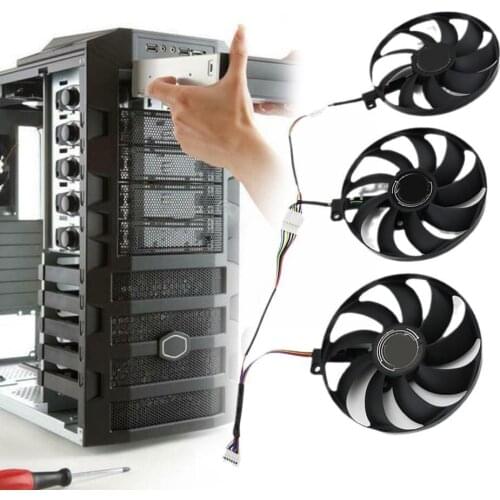 Graphics Card Replacement Cooler Fan 12V 0.5A 88mm RX 5700 Card For -ASUS 5700 8GB ROG RTX2080TI STRIX RX Cooling Graphics J8B7