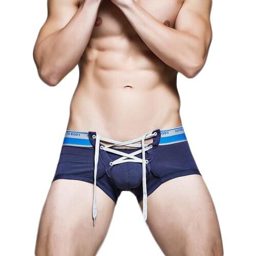 Underwear for Men Men Underwear Boxer Shorts Briefs Underwear Male U Convex Design Man Pure Cotton Panties Low Waist