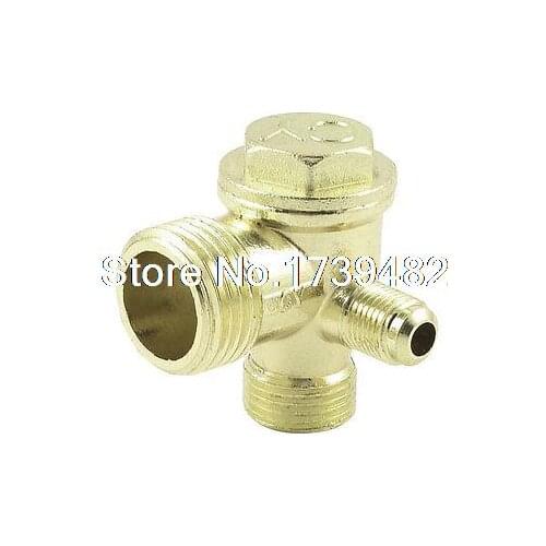 21mm 16mm 10mm Male Threaded Tube Connector Air Compressor Check Valve