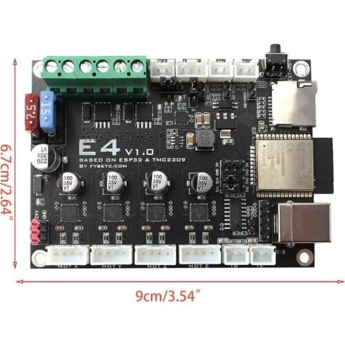 1 Set E4 V1.0 Wifi Control Board ESP32&TMC2209 with Bluetooth for 3D Printer Routers