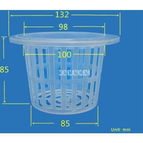 100PCS\LOT 100# Mesh Plant Pot, Hydroponic Vegetable Planting Cup, Gardening Net Cups Pots for Hydroponics System Root Supporter