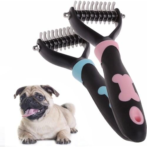 Dog Pet Brush Dematting Grooming Deshedding Tool Trimmer Comb Rake 10/13/18 Blade