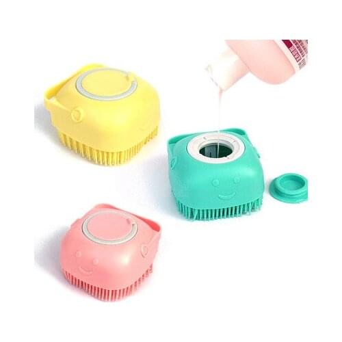 20pcs/lot Pet bath brush dog cat silicone bath brush multifunctional beauty brush massage hair removal dog comb