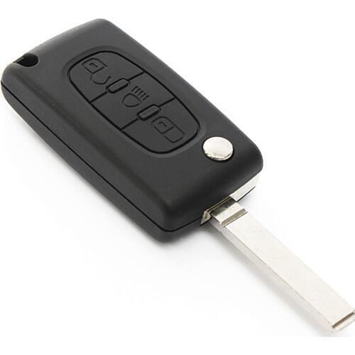 C4 Grand Picasso 3 Button Remote Flip Key Fob Case Replacement Shell