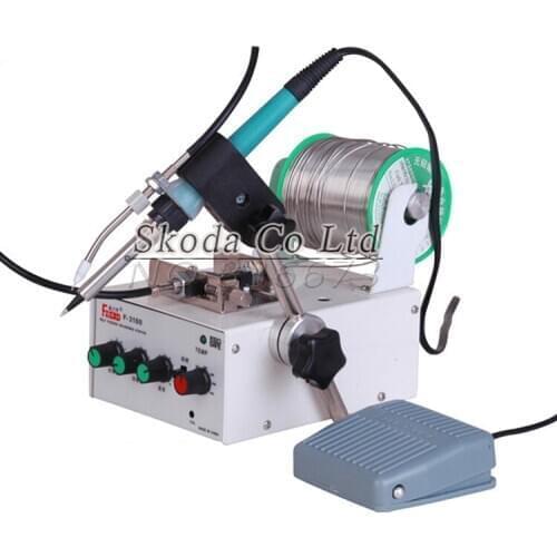 65W F3100B Foot Switch Send Tin Soldering Machine Soldering,Automatic Tin Feeding Machine Constant Temperature Soldering Iron